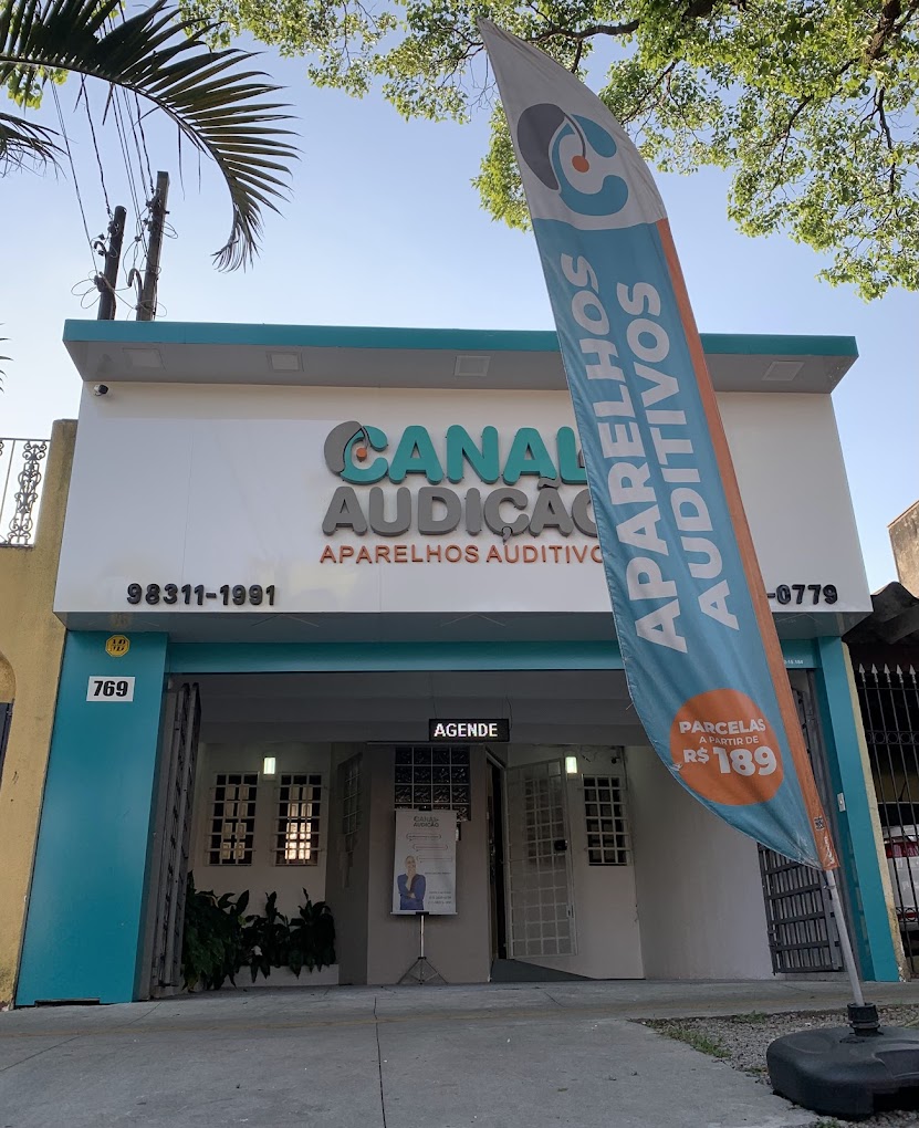 Fachada da Canal da Audição em Itaquera com parcelas a partir de R$ 189